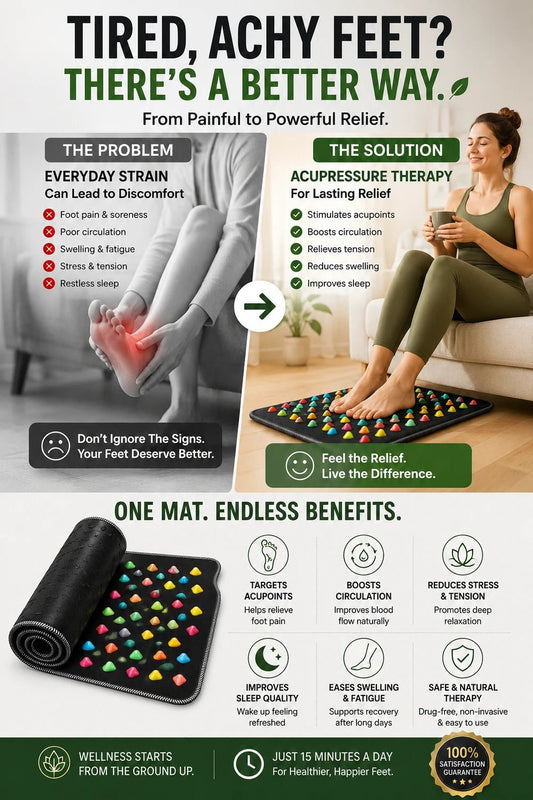 Velora Acupressure Foot Massage Mat - Velora