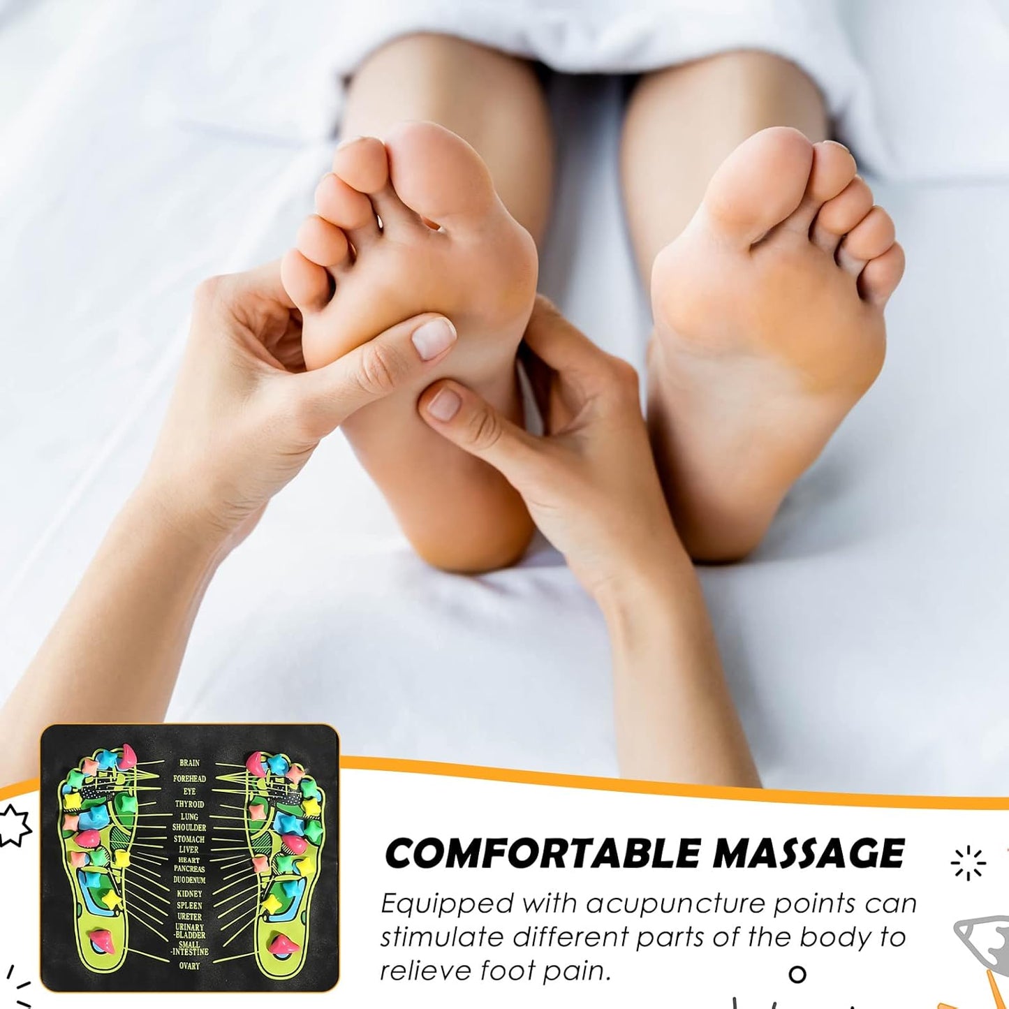 Acupressure Foot Massage Mat