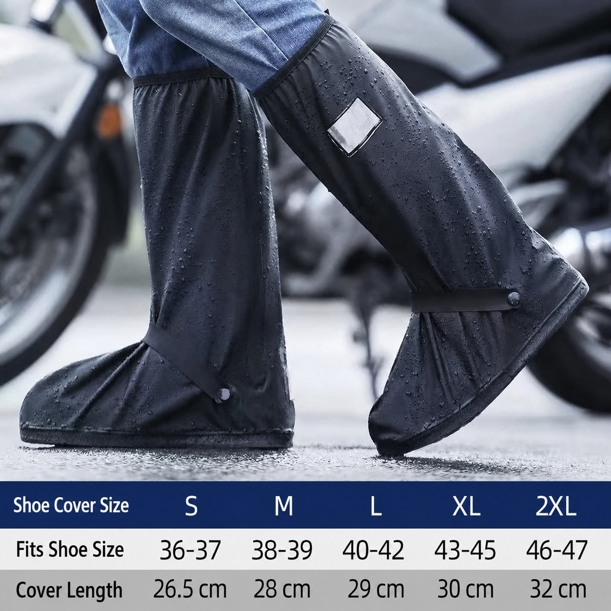 Tall Waterproof Shoe Covers