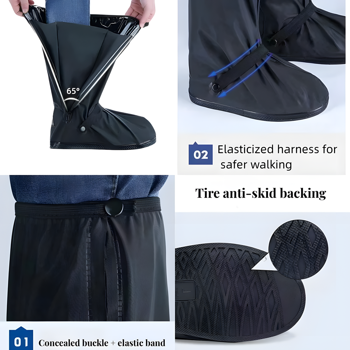 Tall Waterproof Shoe Covers