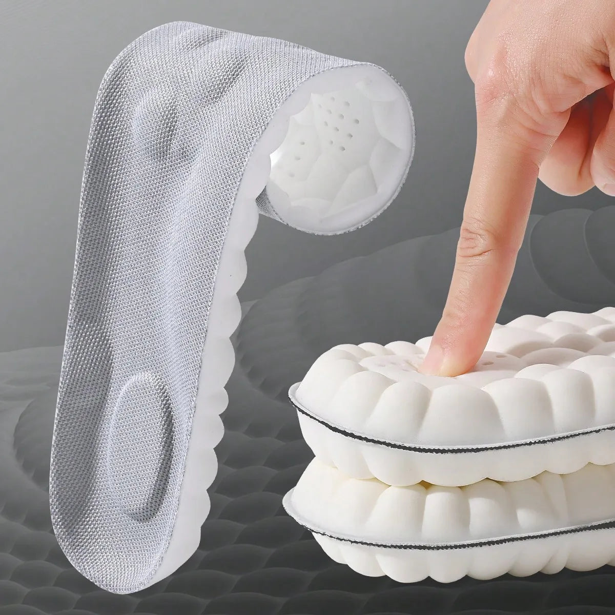 Cushioned Shock-Absorbing Insoles