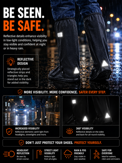 Tall Waterproof Shoe Covers