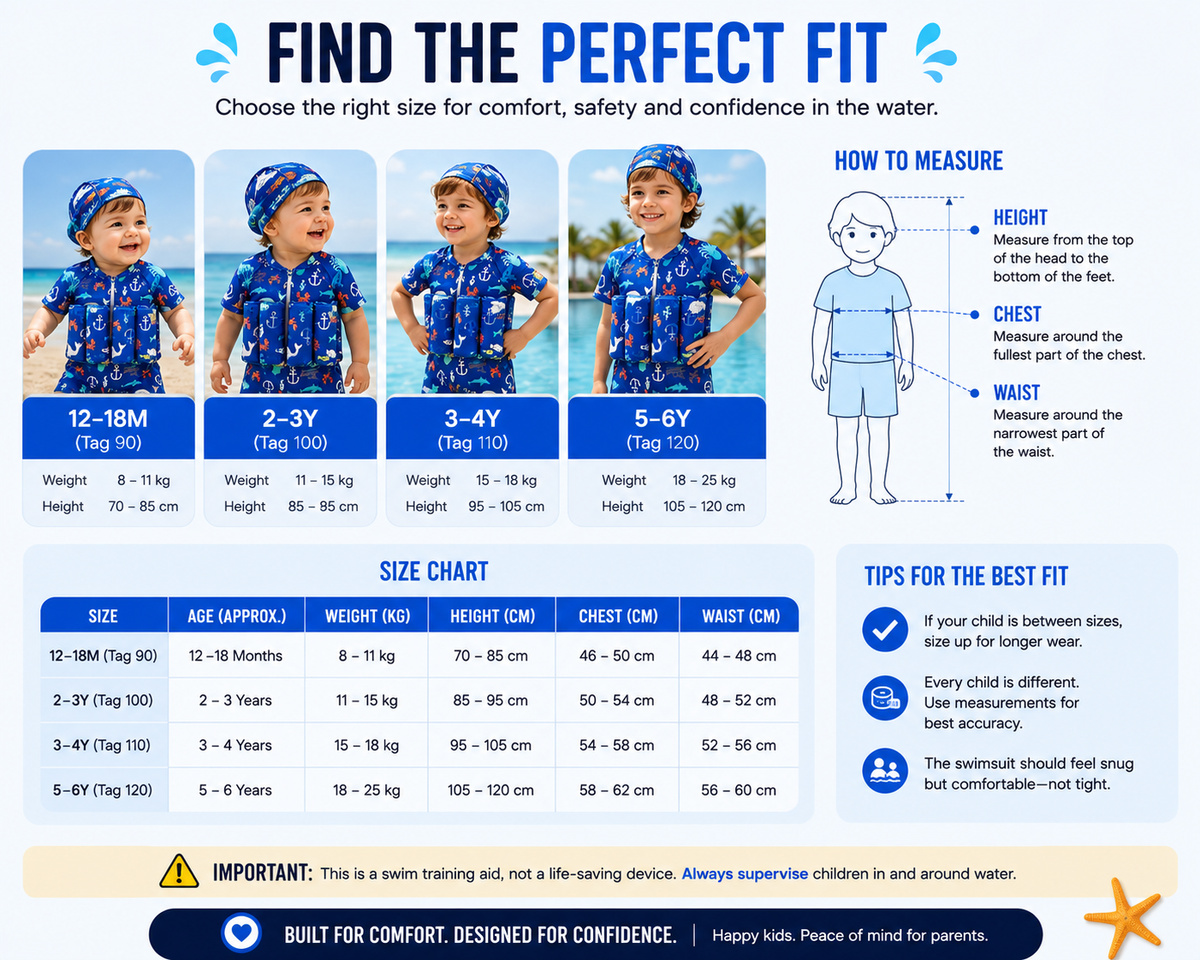 Kids' Buoyancy Swim Suit