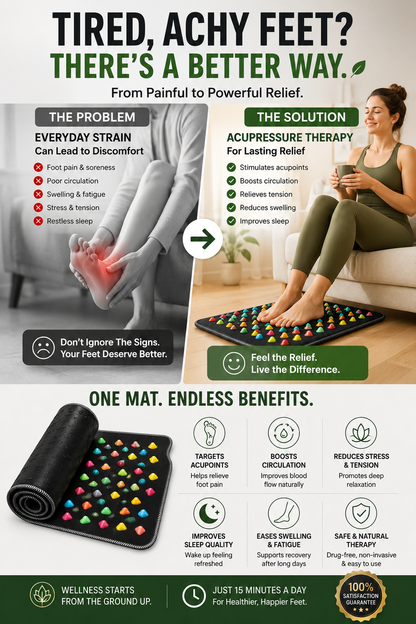 Acupressure Foot Massage Mat