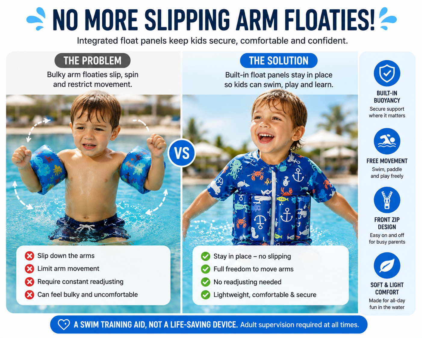 Kids' Buoyancy Swim Suit