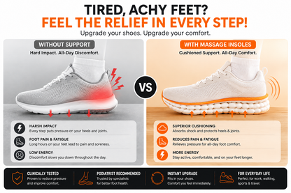 Cushioned Shock-Absorbing Insoles