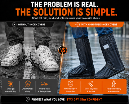 Tall Waterproof Shoe Covers