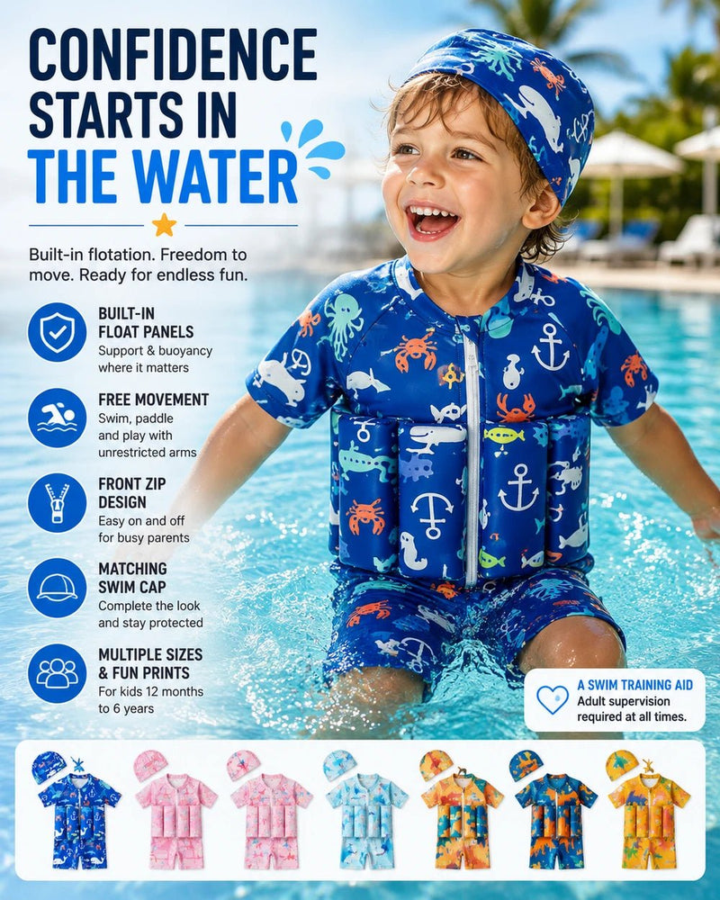 Kids Buoyancy Swim Suit - Velora