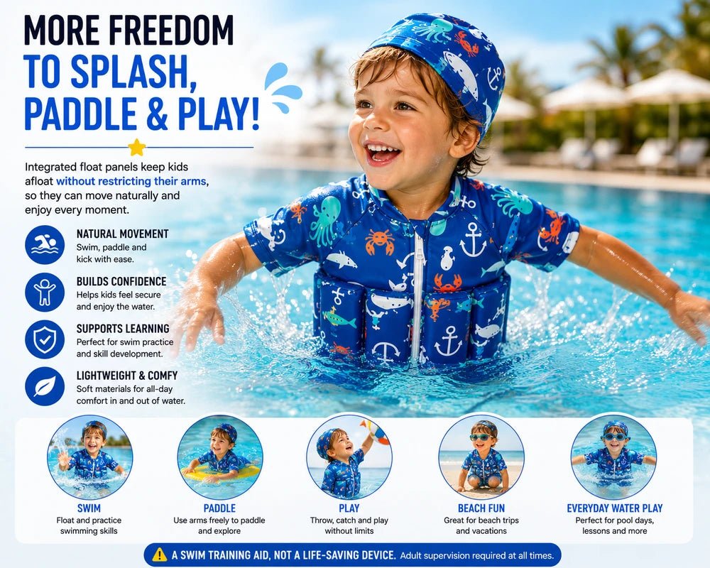 Kids Buoyancy Swim Suit - Velora