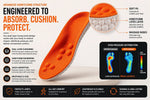 Velora Cushioned Shock-Absorbing Insoles - Velora