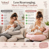 Velora NestEase™ — Adjustable Nursing Pillow & Baby Feeding Support System - Velora