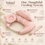 Velora NestEase™ — Adjustable Nursing Pillow & Baby Feeding Support System - Velora