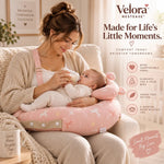 Velora NestEase™ — Adjustable Nursing Pillow & Baby Feeding Support System - Velora