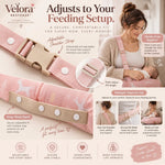 Velora NestEase™ — Adjustable Nursing Pillow & Baby Feeding Support System - Velora