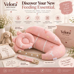 Velora NestEase™ — Adjustable Nursing Pillow & Baby Feeding Support System - Velora