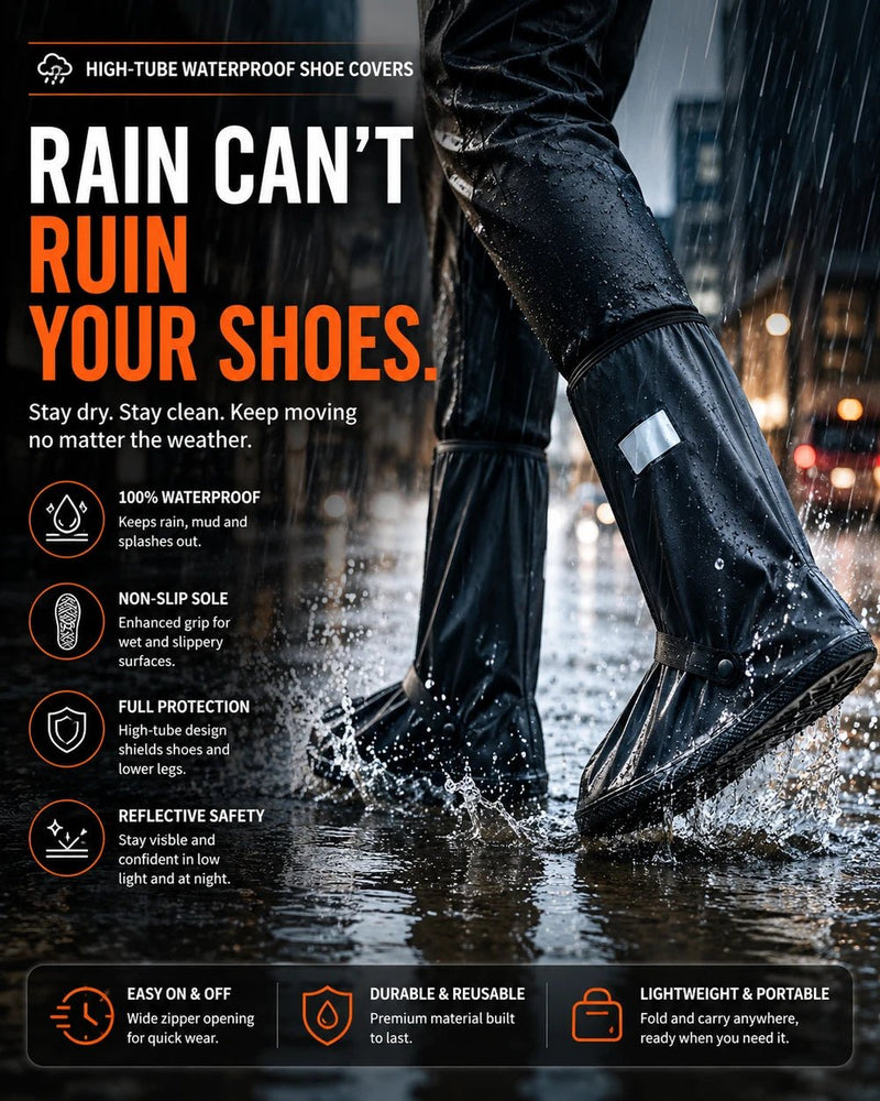 Velora Tall Waterproof Shoe Covers - Velora